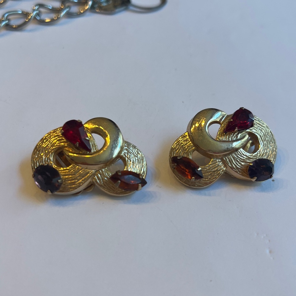 Jewled Clip On Earrings
